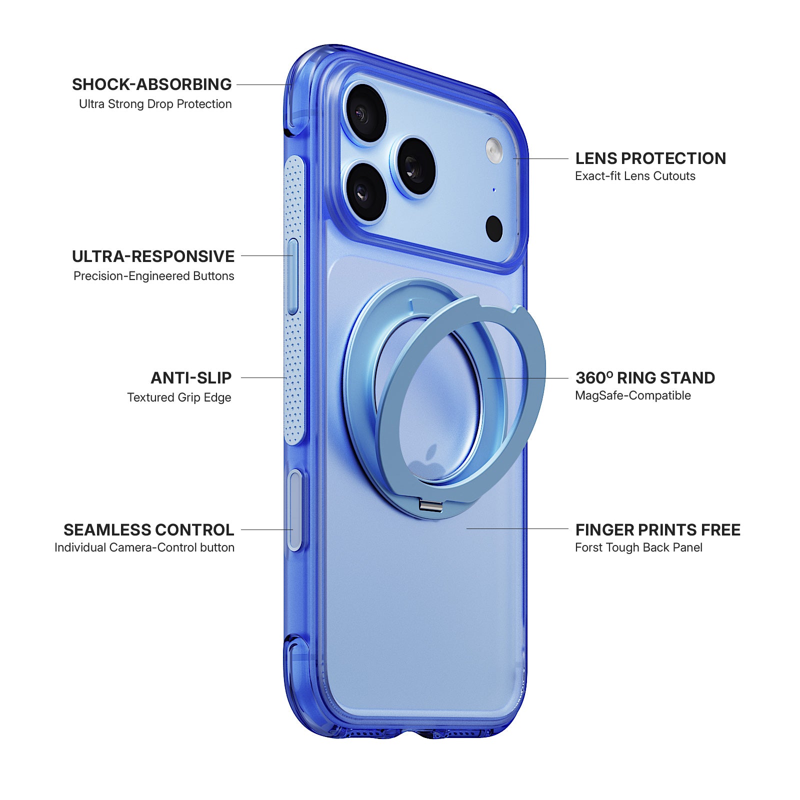 iiCASE Aegis 360 iPhone Case in Glacier Blue detail image - image 9