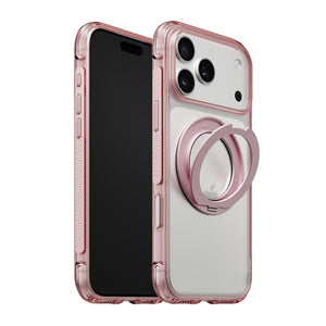 iiCASE Aegis 360 iPhone Case in Light Pink shown on silver iPhone product image - image 18