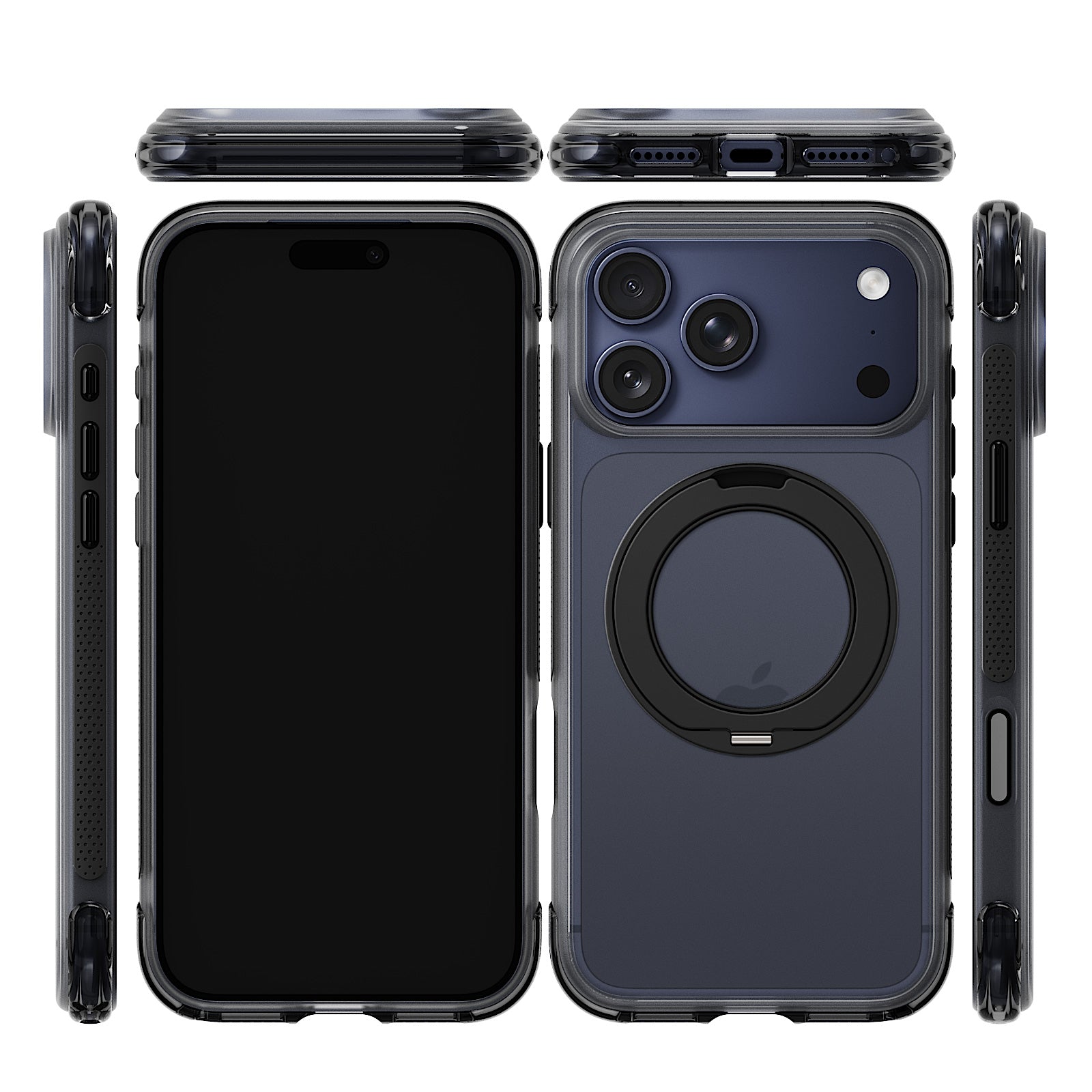iiCASE Aegis 360 iPhone Case in Smoke Black detail image - image 11