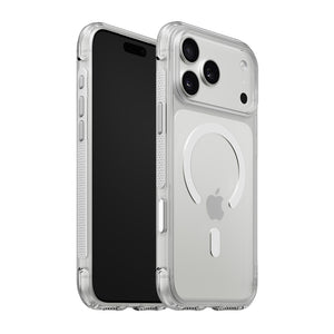 iiCASE Aegis MagSafe Case iPhone Case in Crystal White shown on silver iPhone product image - image 15