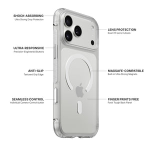 iiCASE Aegis MagSafe Case iPhone Case in Crystal White detail image - image 17