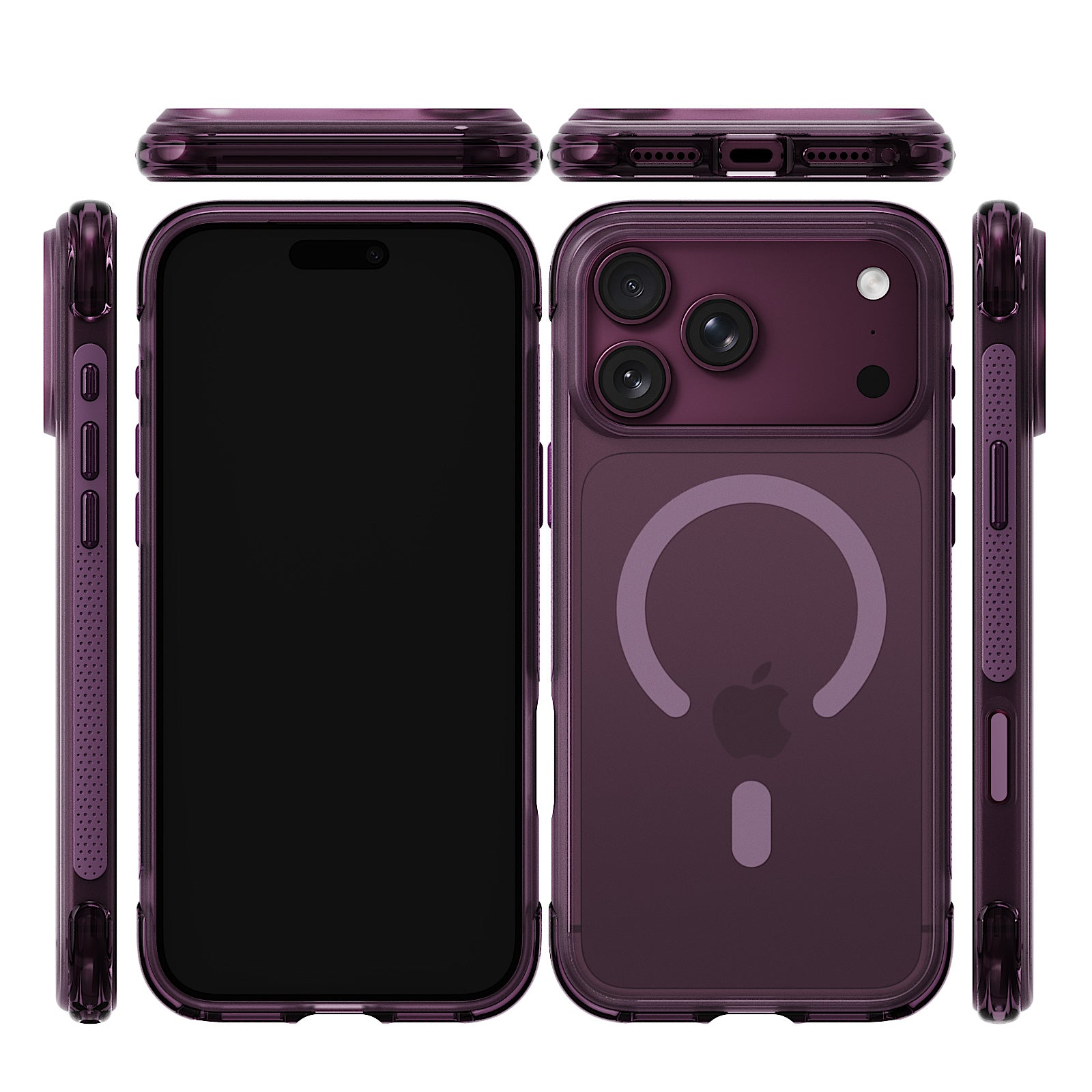 iiCASE Aegis MagSafe Case iPhone Case in Dark Plum detail image - image 6