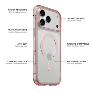 iiCASE Aegis MagSafe Case iPhone Case in Light Pink detail image - image 21