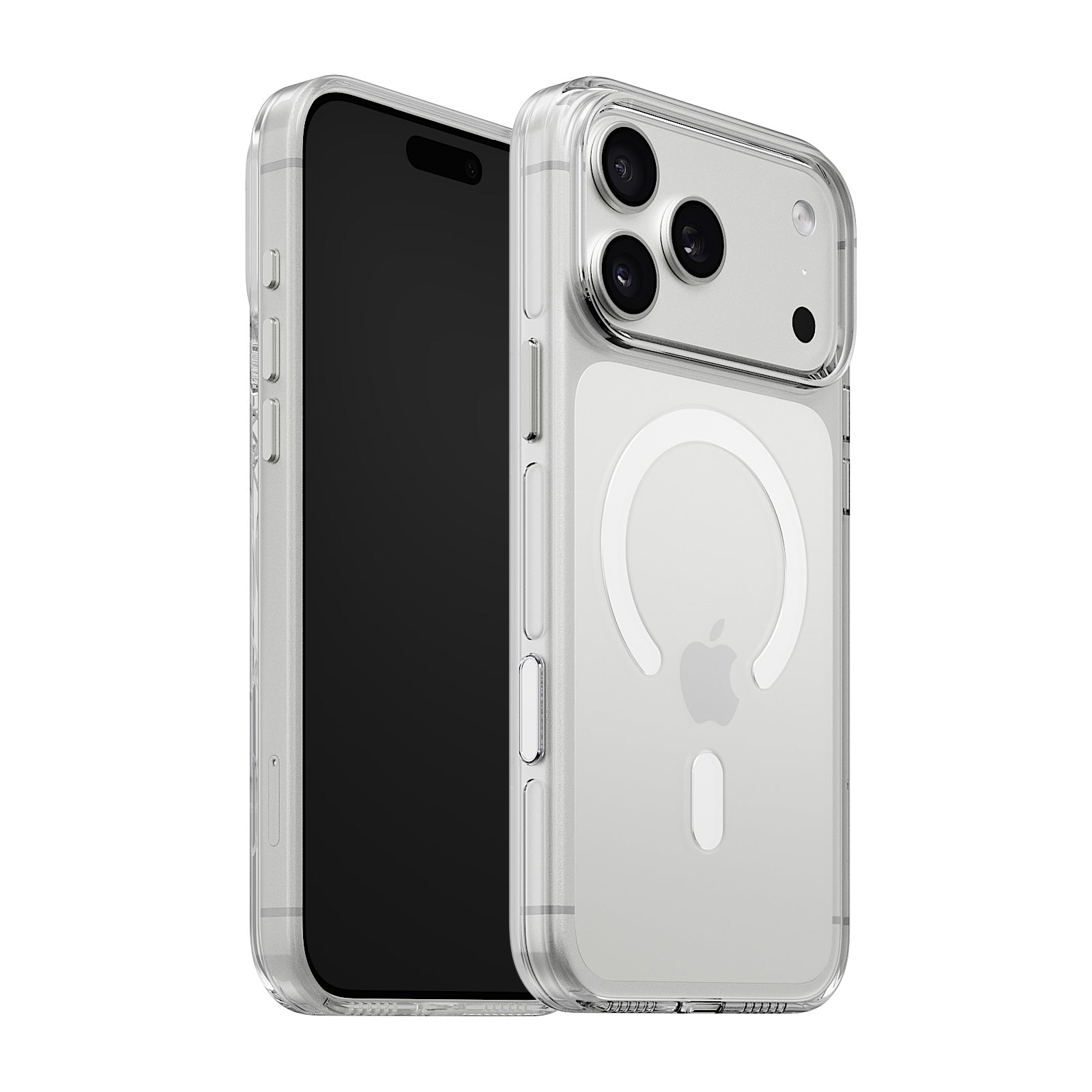 iiCASE Crystal EverClear MagSafe Case iPhone Case in Crystal Clear shown on crystal clear iPhone product image - image 3