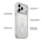 iiCASE Crystal EverClear MagSafe Case iPhone Case in Crystal Clear detail image - image 5