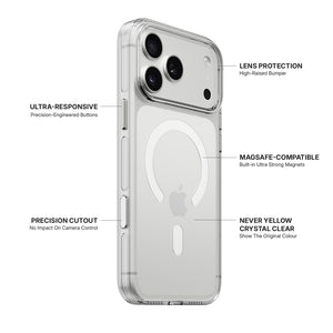 iiCASE Crystal EverClear MagSafe Case iPhone Case in Crystal Clear detail image - image 5