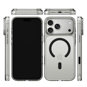 iiCASE Crystal EverClear MagSafe Case iPhone Case in Crystal Grey detail image - image 10