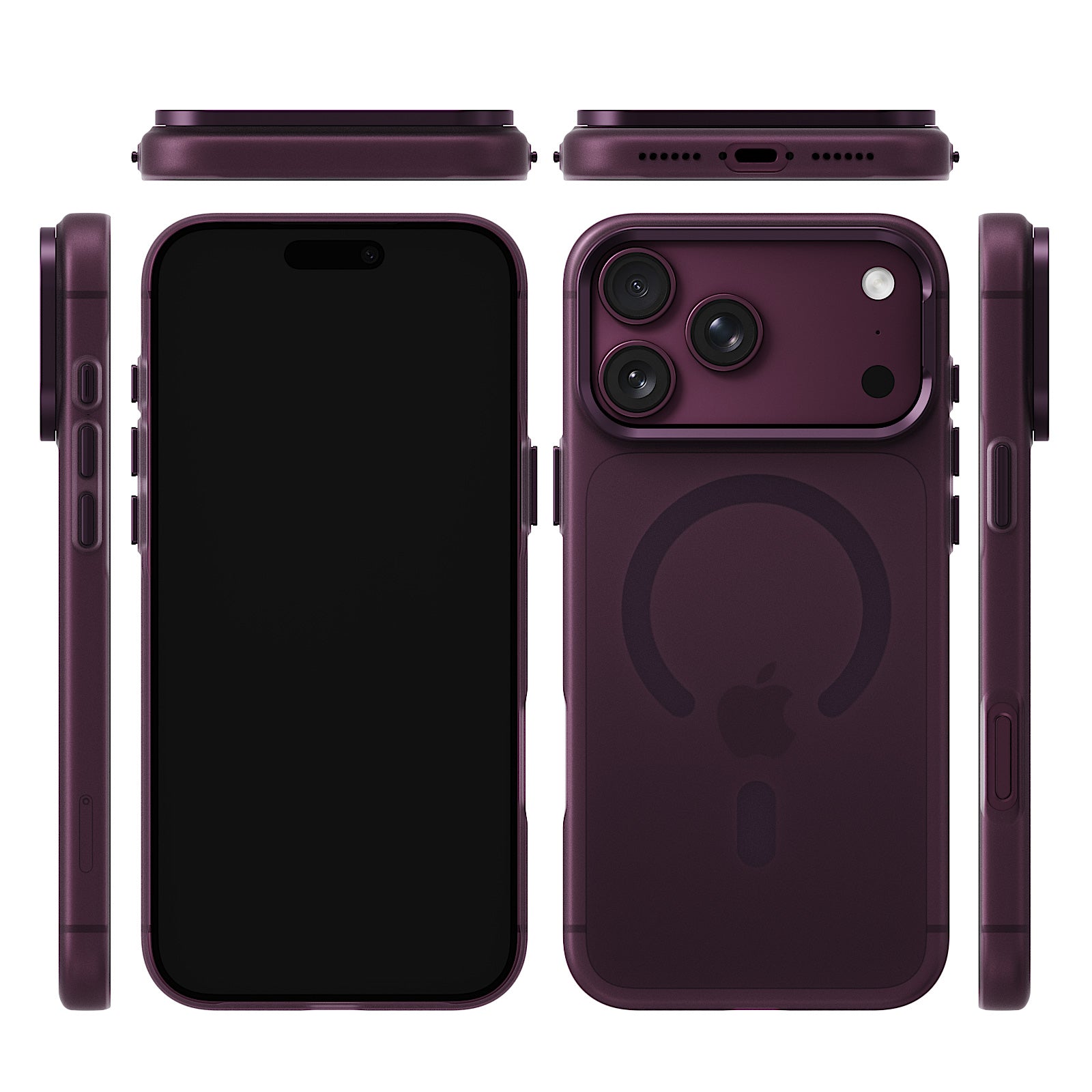 iiCASE Frost Veil MagSafe Case iPhone Case in Frost Dark Plum detail image - image 18