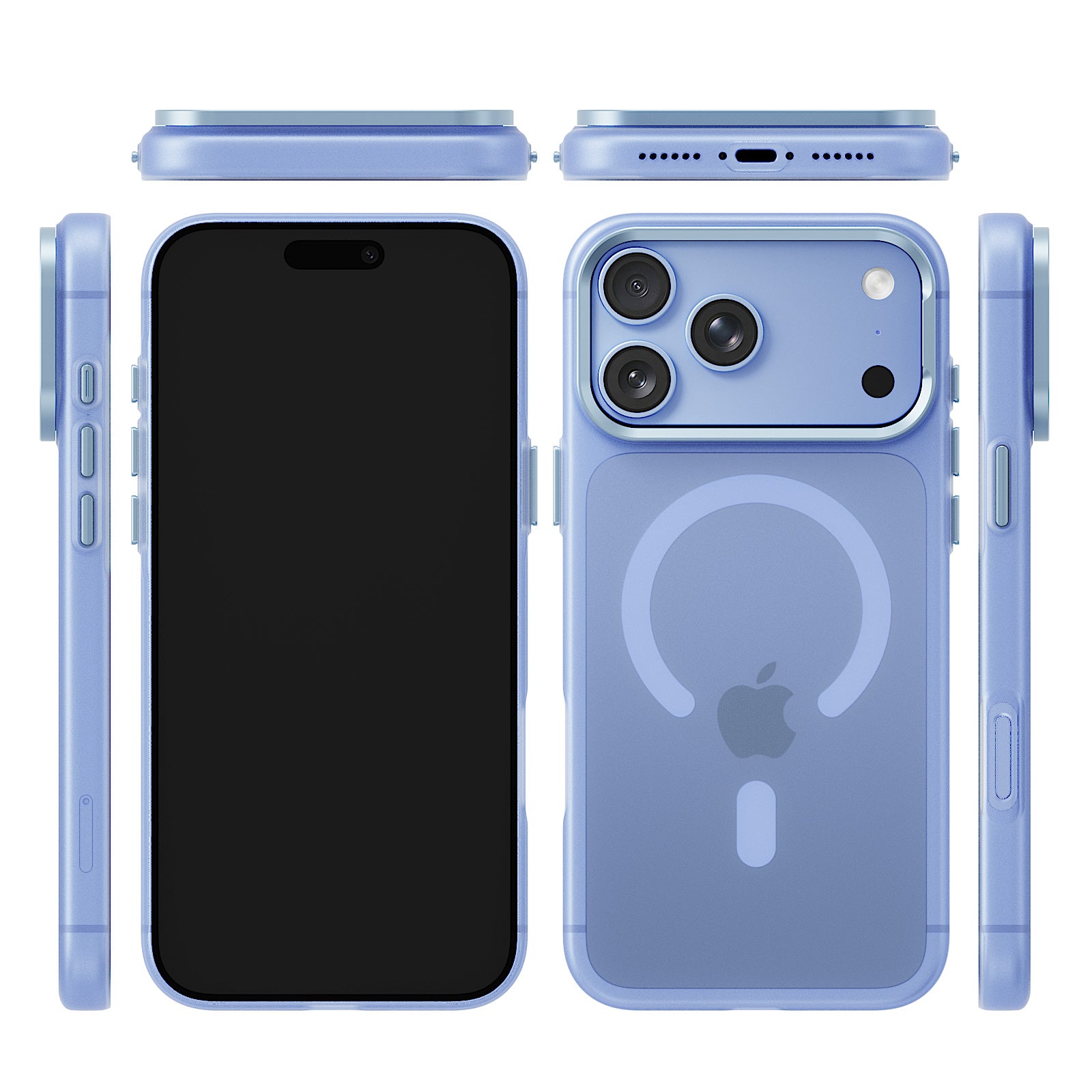 iiCASE Frost Veil MagSafe Case iPhone Case in Frost Ice Blue detail image - image 14