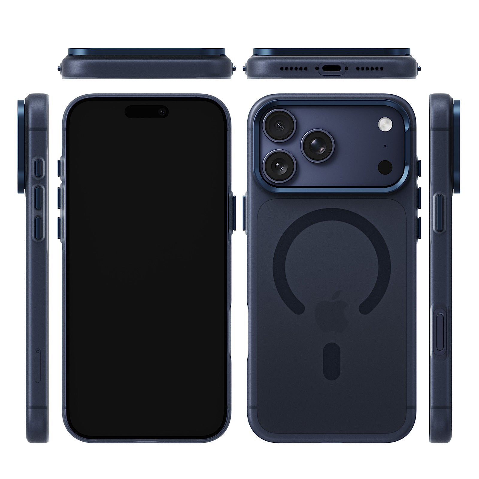 iiCASE Frost Veil MagSafe Case iPhone Case in Frost Midnight Blue detail image - image 22