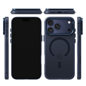 iiCASE Frost Veil MagSafe Case iPhone Case in Frost Midnight Blue detail image - image 22