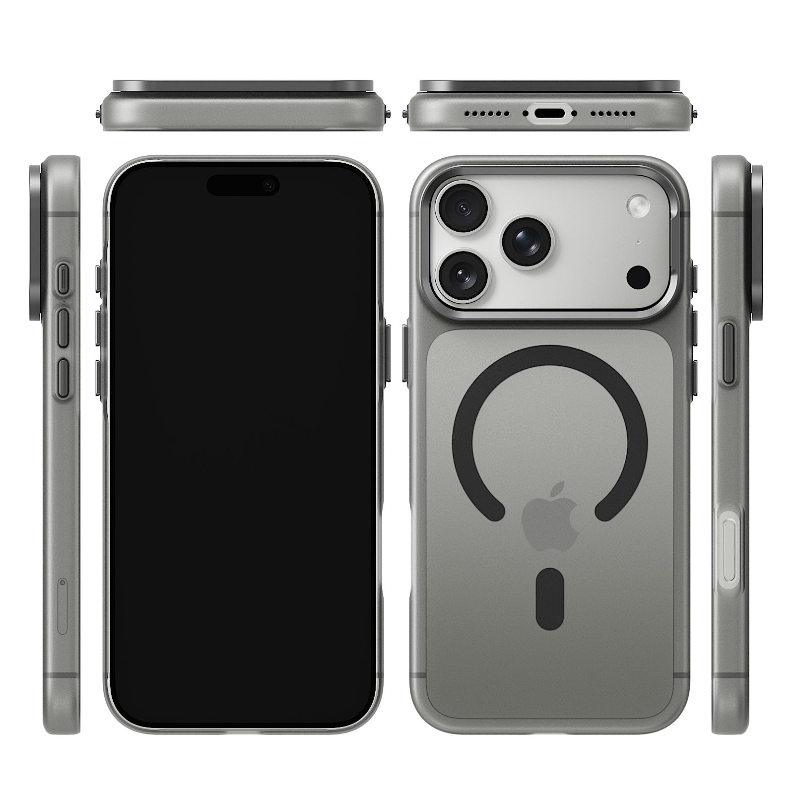 iiCASE Frost Veil MagSafe Case iPhone Case in Frost Smoke Grey detail image - image 6