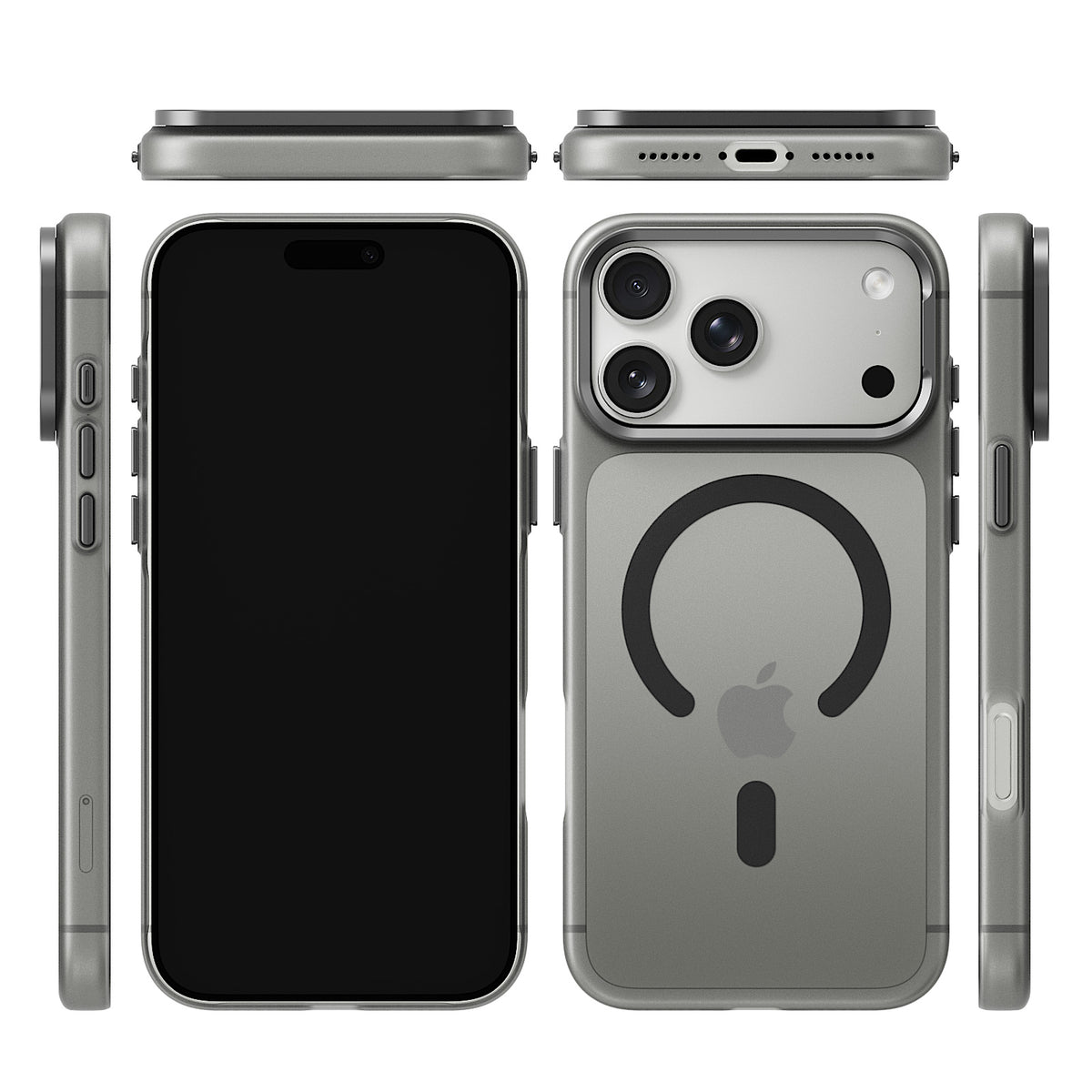 iiCASE Frost Veil MagSafe Case iPhone Case in Frost Smoke Grey detail image - image 6