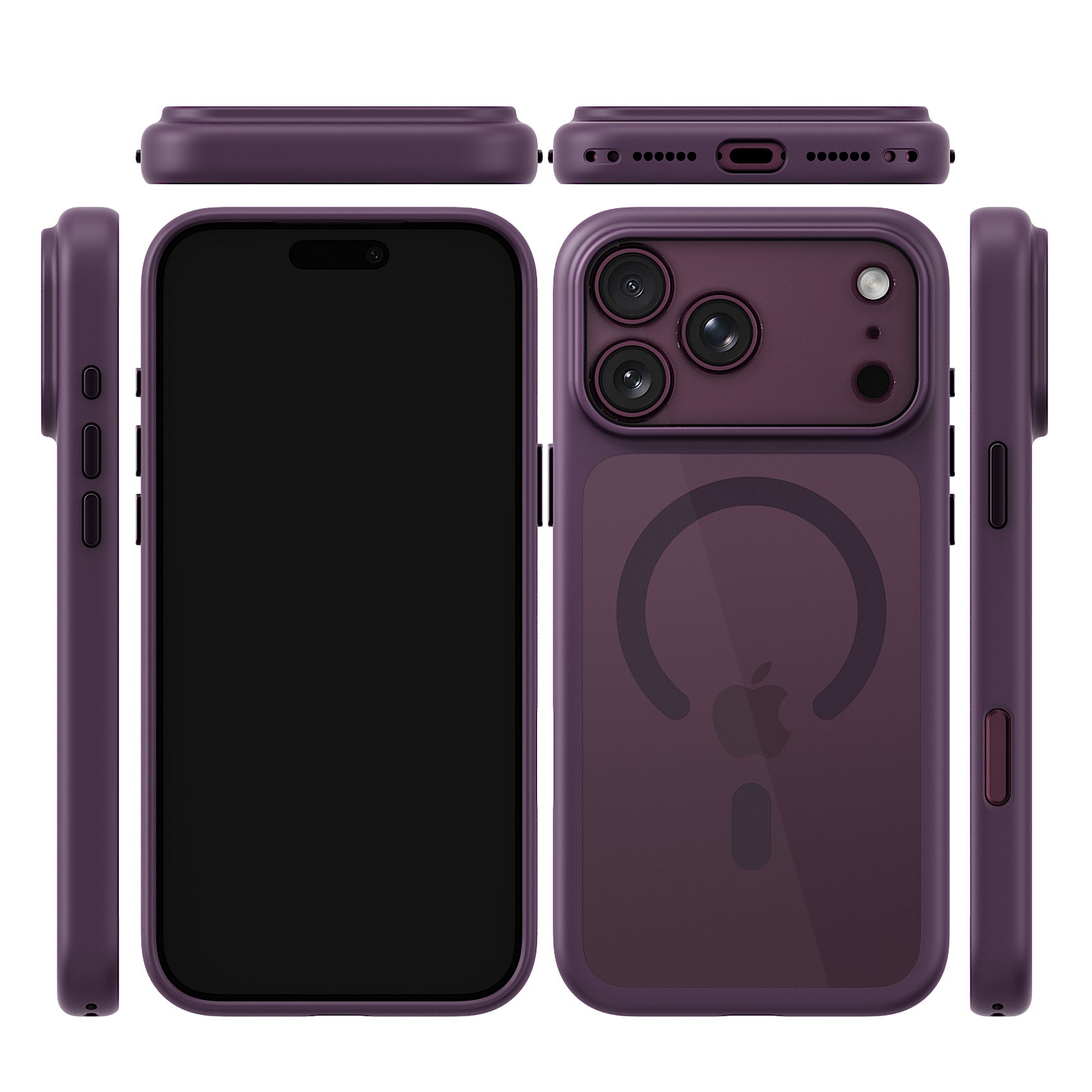 iiCASE Glacier MagSafe Case iPhone Case in Crystal Dark Plum detail image - image 26