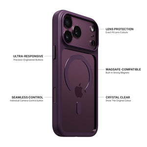 iiCASE Glacier MagSafe Case iPhone Case in Crystal Dark Plum detail image - image 25