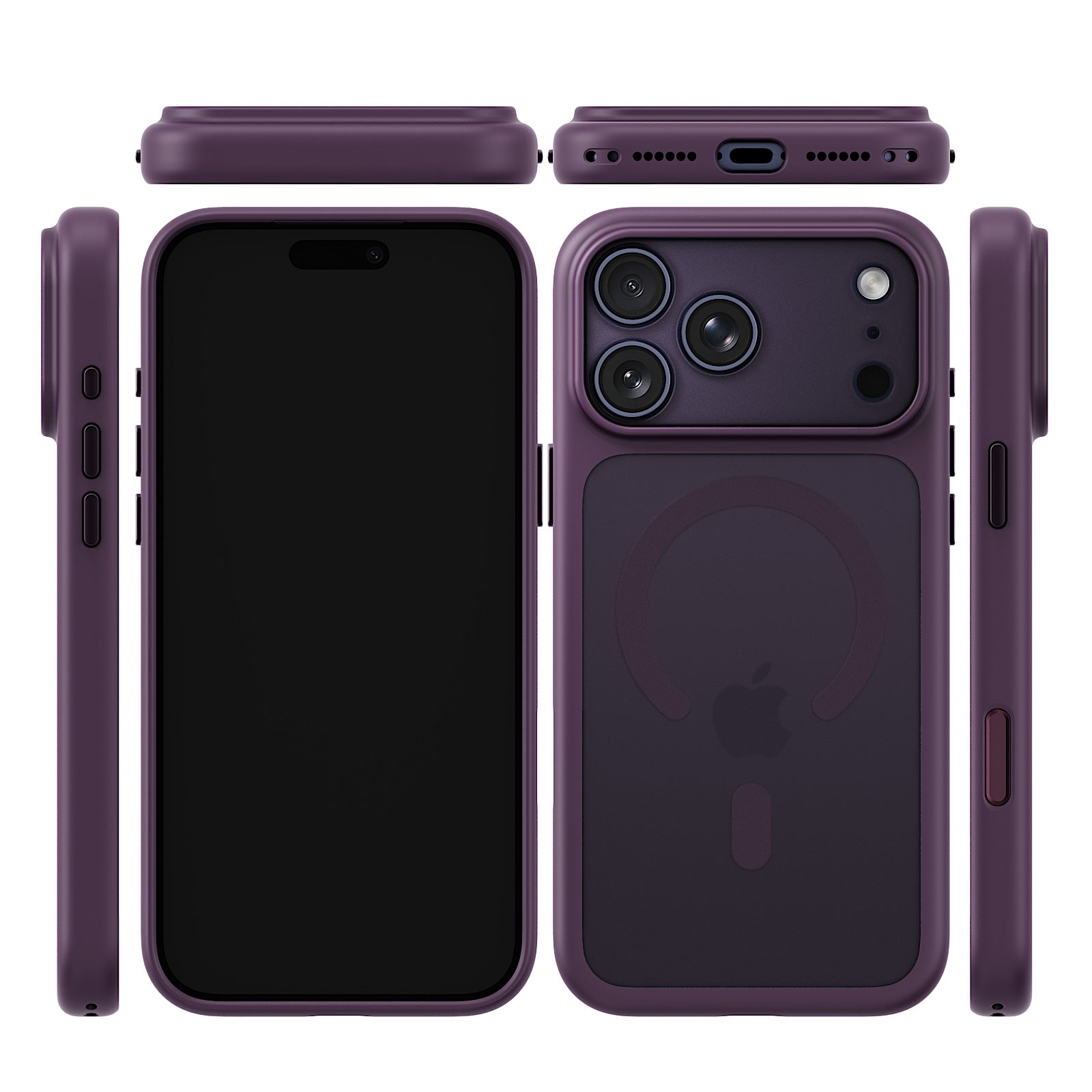 iiCASE Glacier MagSafe Case iPhone Case in Frost Dark Plum detail image - image 14