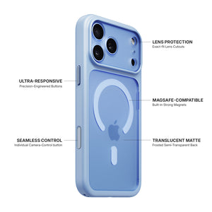 iiCASE Glacier MagSafe Case iPhone Case in Frost Ice Blue detail image - image 9