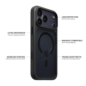 iiCASE Glacier MagSafe Case iPhone Case in Frost Smoke Black detail image - image 17