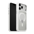 iiCASE Glacier MagSafe Case iPhone Case in Frost White shown on silver iPhone product image - image 3