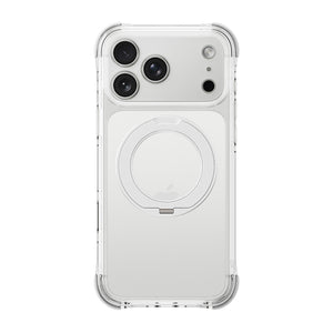 iiCASE Macaron Shield 360 Ring Stand iPhone Case in Clear White detail image - image 12