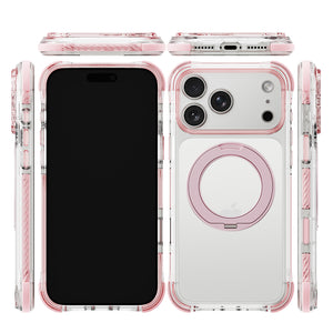iiCASE Macaron Shield 360 Ring Stand iPhone Case in Macaron Pink detail image - image 6