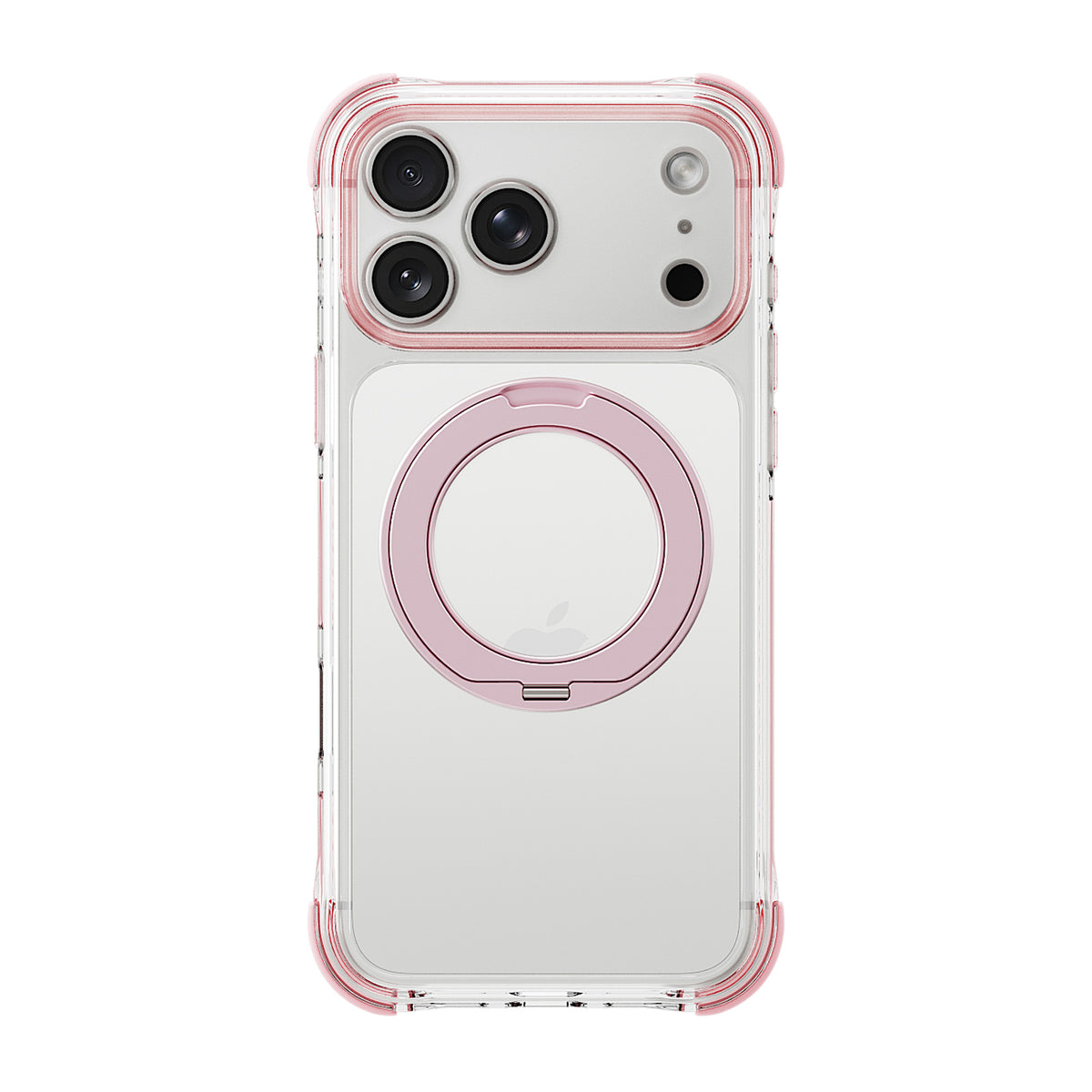 iiCASE Macaron Shield 360 Ring Stand iPhone Case in Macaron Pink detail image - image 4