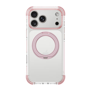 iiCASE Macaron Shield 360 Ring Stand iPhone Case in Macaron Pink detail image - image 4