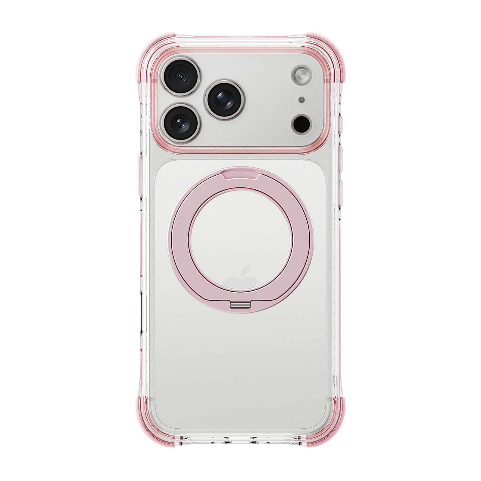 iiCASE Macaron Shield 360 Ring Stand iPhone Case in Macaron Pink detail image - image 4