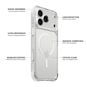 iiCASE Macaron Shield MagSafe Case iPhone Case in Clear White detail image - image 13