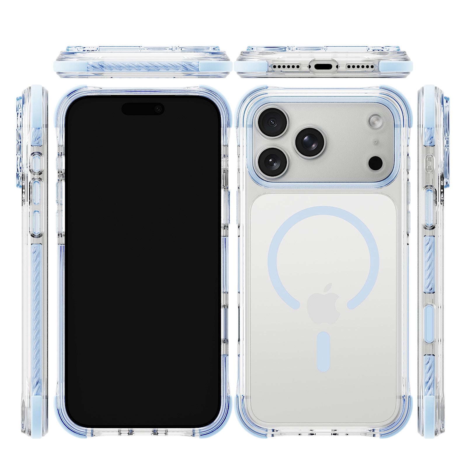 iiCASE Macaron Shield MagSafe Case iPhone Case in Macaron Blue detail image - image 10