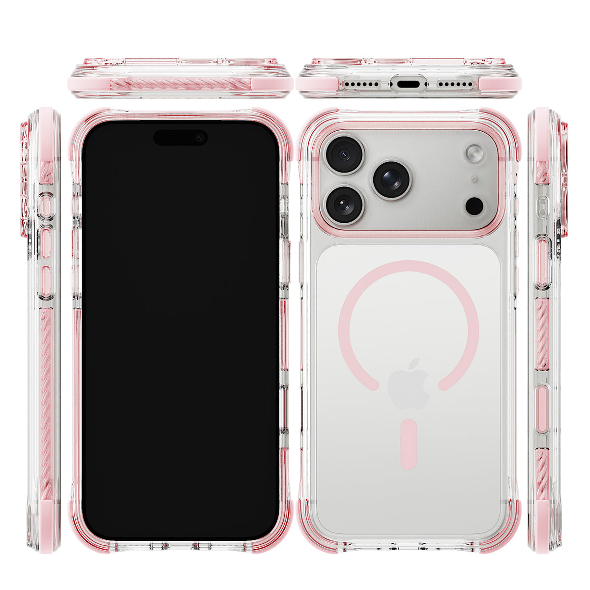 iiCASE Macaron Shield MagSafe Case iPhone Case in Macaron Pink detail image - image 6