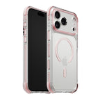 iiCASE Macaron Shield MagSafe Case iPhone Case in Macaron Pink shown on silver iPhone product image - image 3