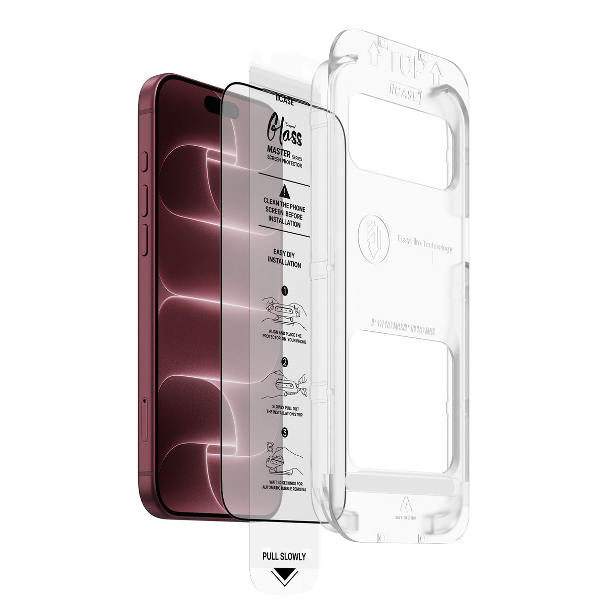 Master Series Premium Tempered Glass iPhone Screen Protector