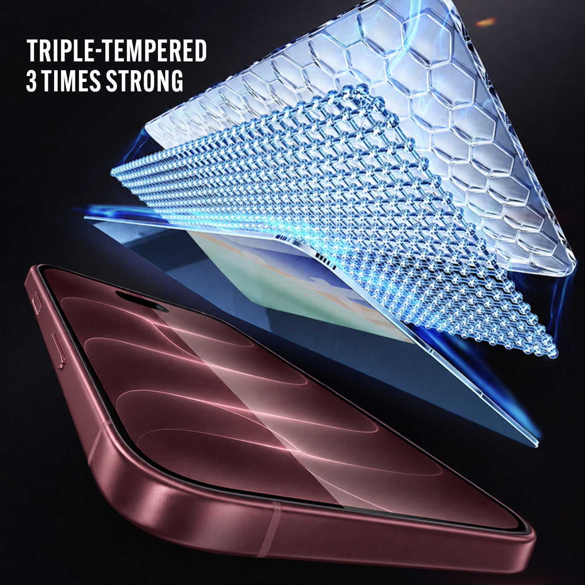 Master Series Premium Tempered Glass iPhone Screen Protector