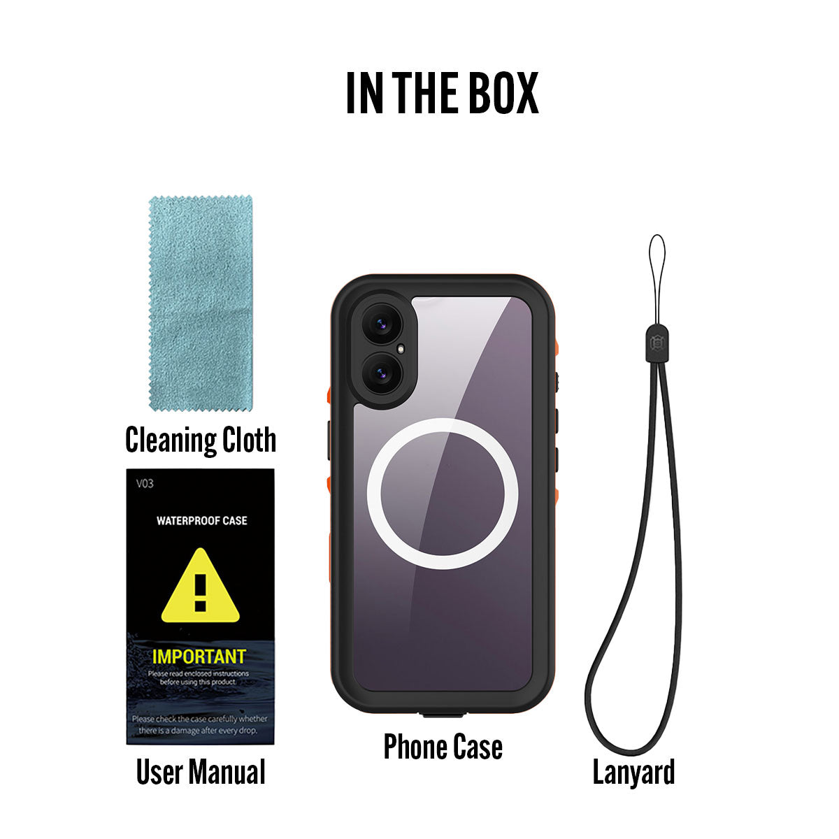 MagSafe IP68 Waterproof Dust Protection iPhone Case