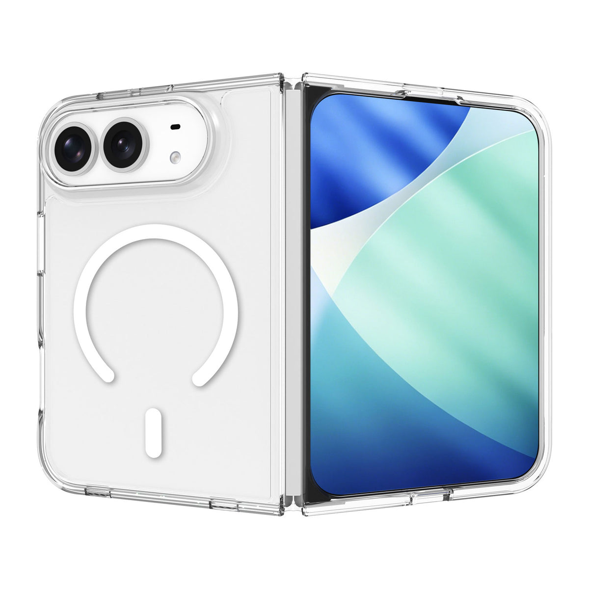Military Protection Clear Case for iPhone Duo