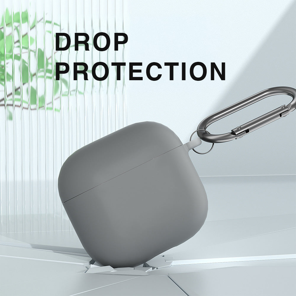 Liquid Silicone Protective AirPods Case with Dust Plug