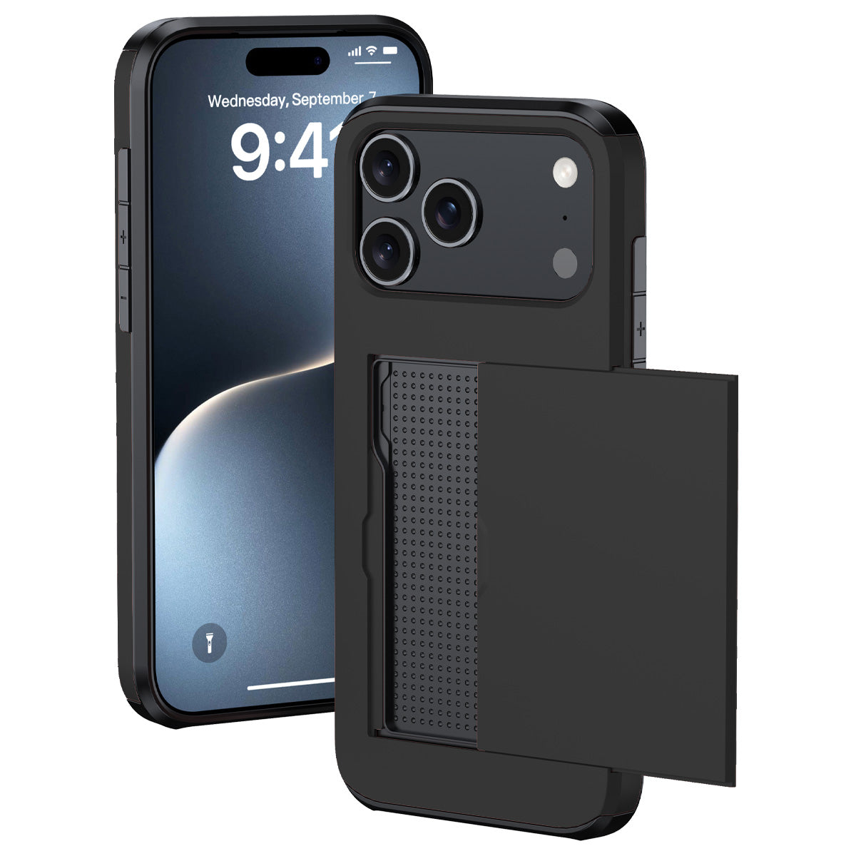 Slide Card Solts Case for iPhone 18 Pro
