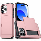 Protective slide card pocket iPhone Case