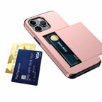 Protective slide card pocket iPhone Case