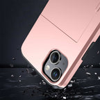 Protective slide card pocket iPhone Case
