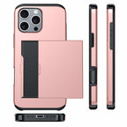 Protective slide card pocket iPhone Case