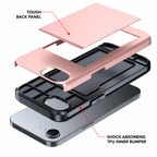 Protective slide card pocket iPhone Case