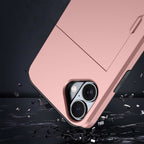 Protective slide card pocket iPhone Case