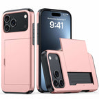 Protective slide card pocket iPhone Case