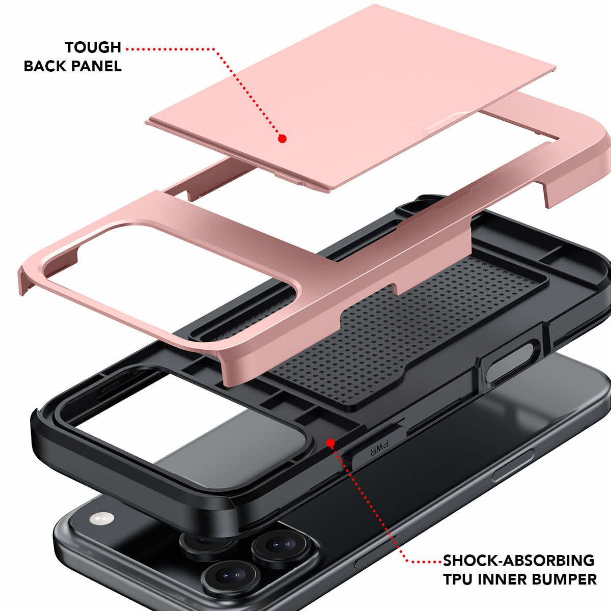 Slide Card Solts Case for iPhone 18 Pro Max