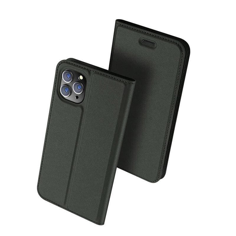 SkinPro Series slim leather wallet card slot iPhone case cover