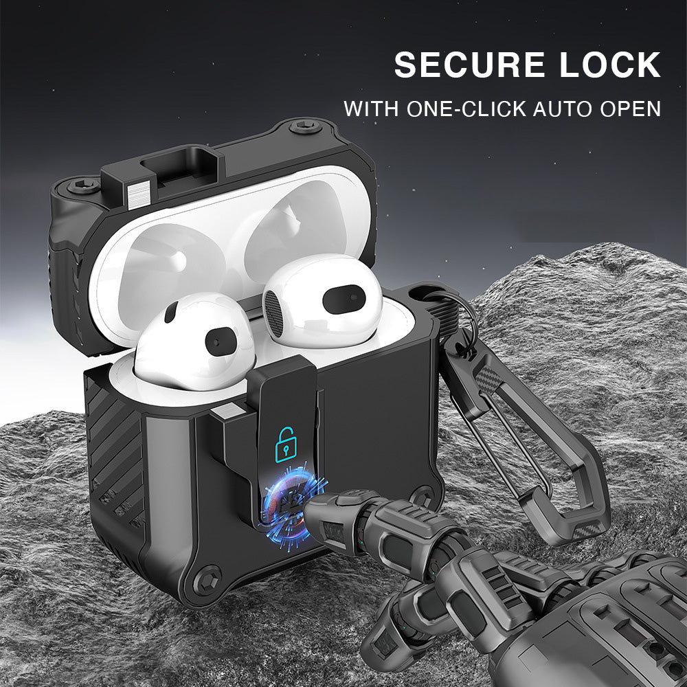 Smart Lock Solid Armour AirPods Case - Main Image