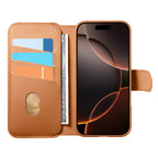 MagSafe Detachable Wallet iPhone Case - Tan