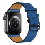 H Diagonal Genuine Leather Single Tour Apple Watch Band - iiCase